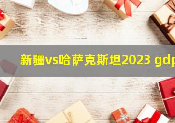 新疆vs哈萨克斯坦2023 gdp